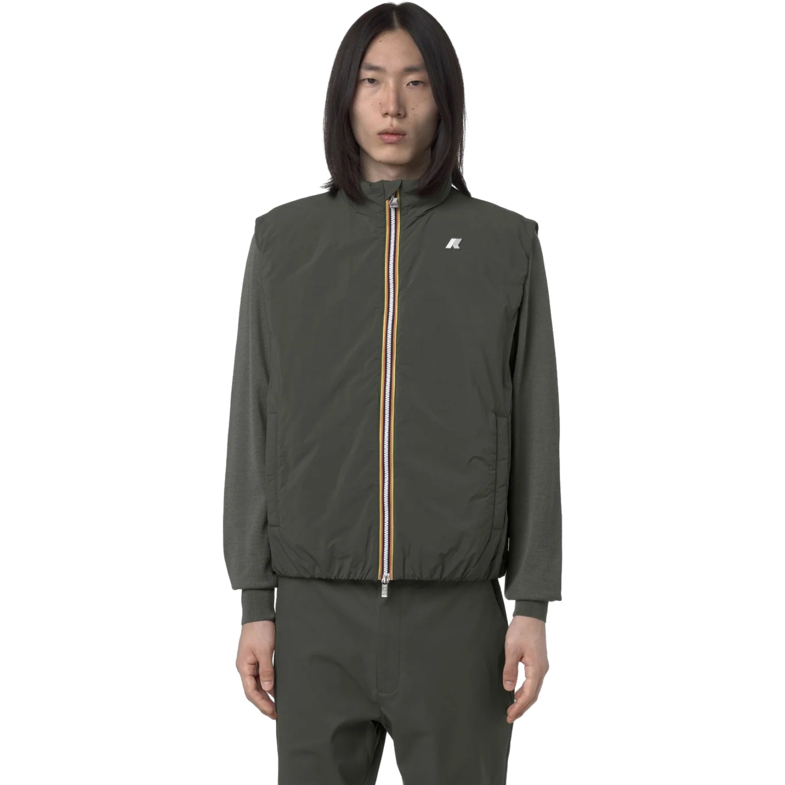 Gilet Uomo K-Way - Valen Plain Warm - Nero