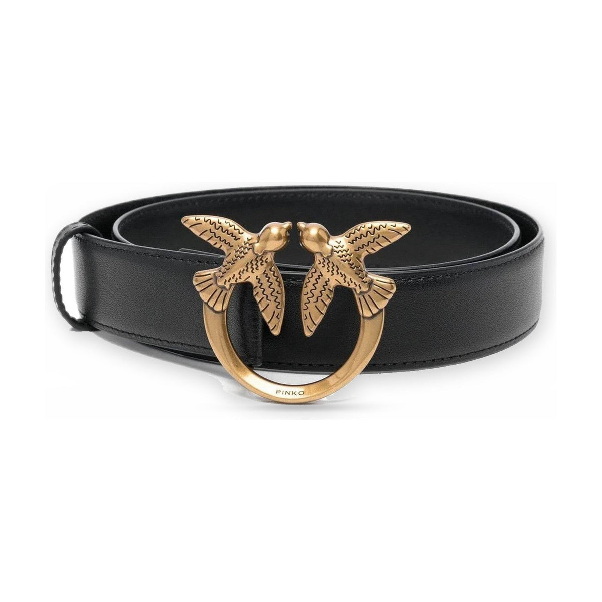 Cinture Donna Pinko - Love Berry H3 Belt Vitello Set - Nero