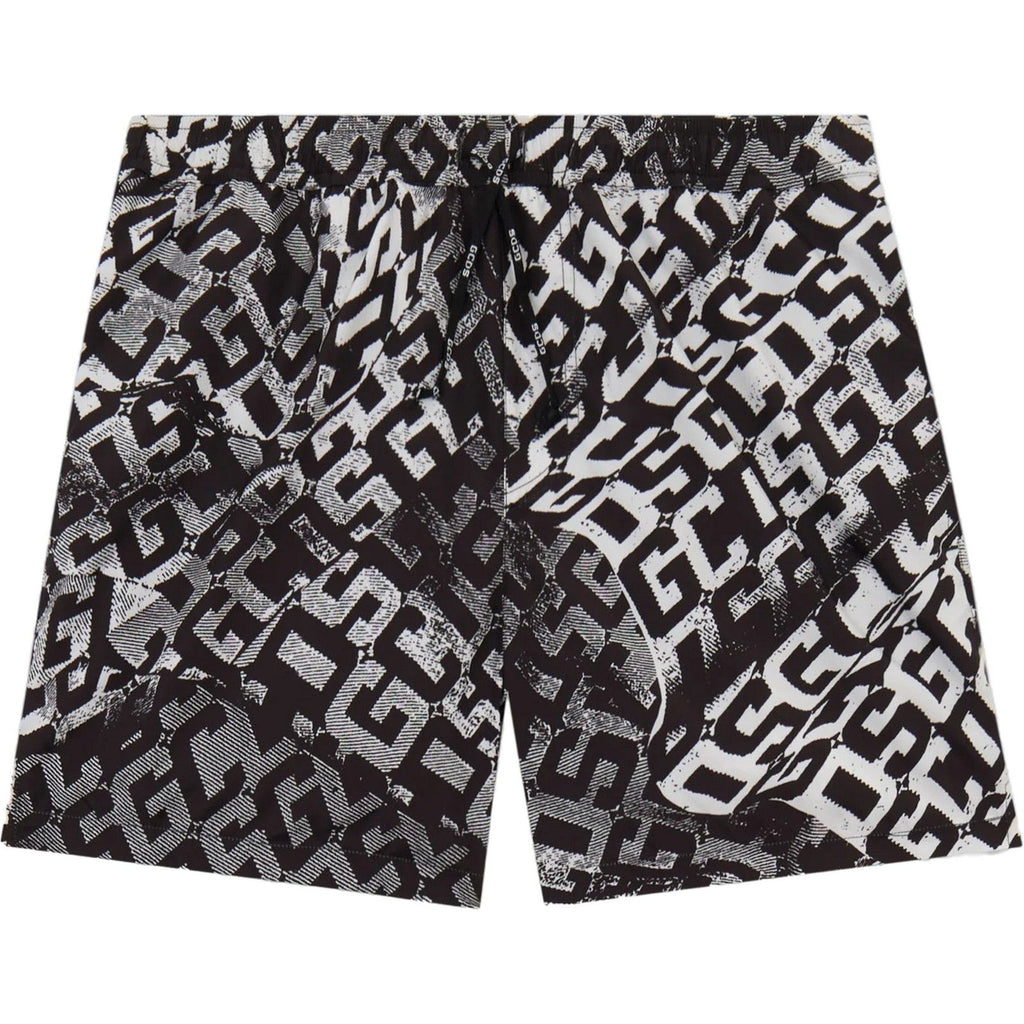 Pantaloncini e calzoncini Uomo Gcds - Monogram Swim Shorts - Nero