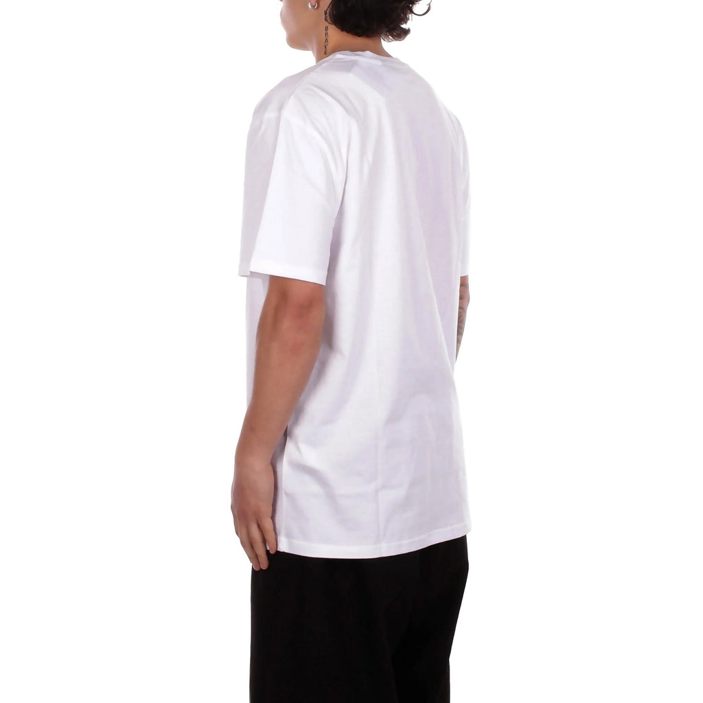 T-shirt Uomo Gcds - Logo Lounge Ss T-Shirt - Bianco-Gianni Foti
