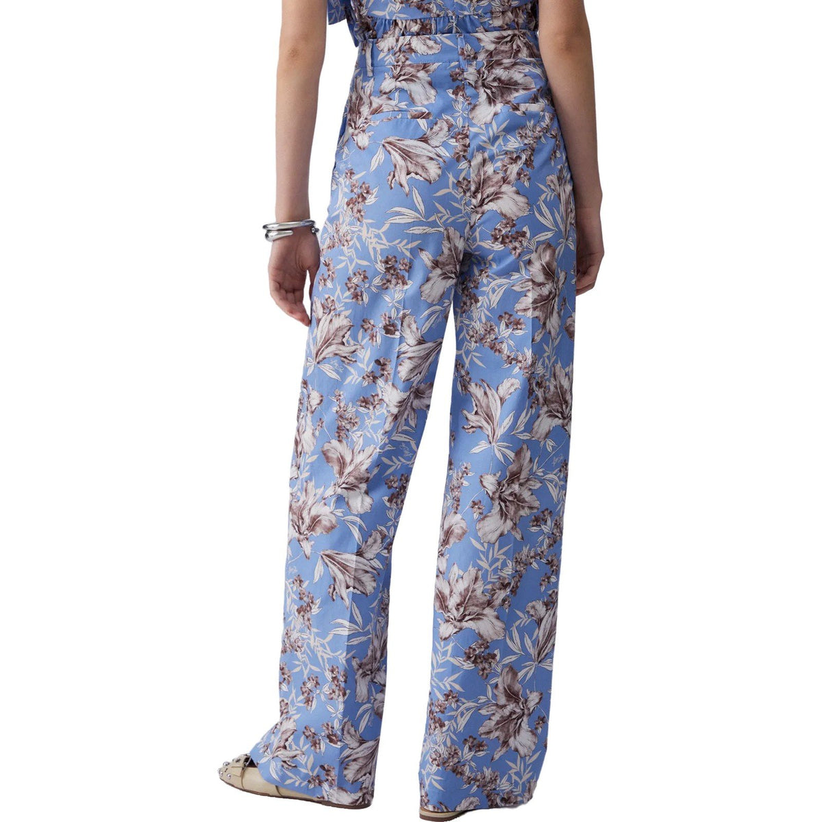 Pantaloni Donna Liu Jo - Pantalone tessuto - Blu-Gianni Foti