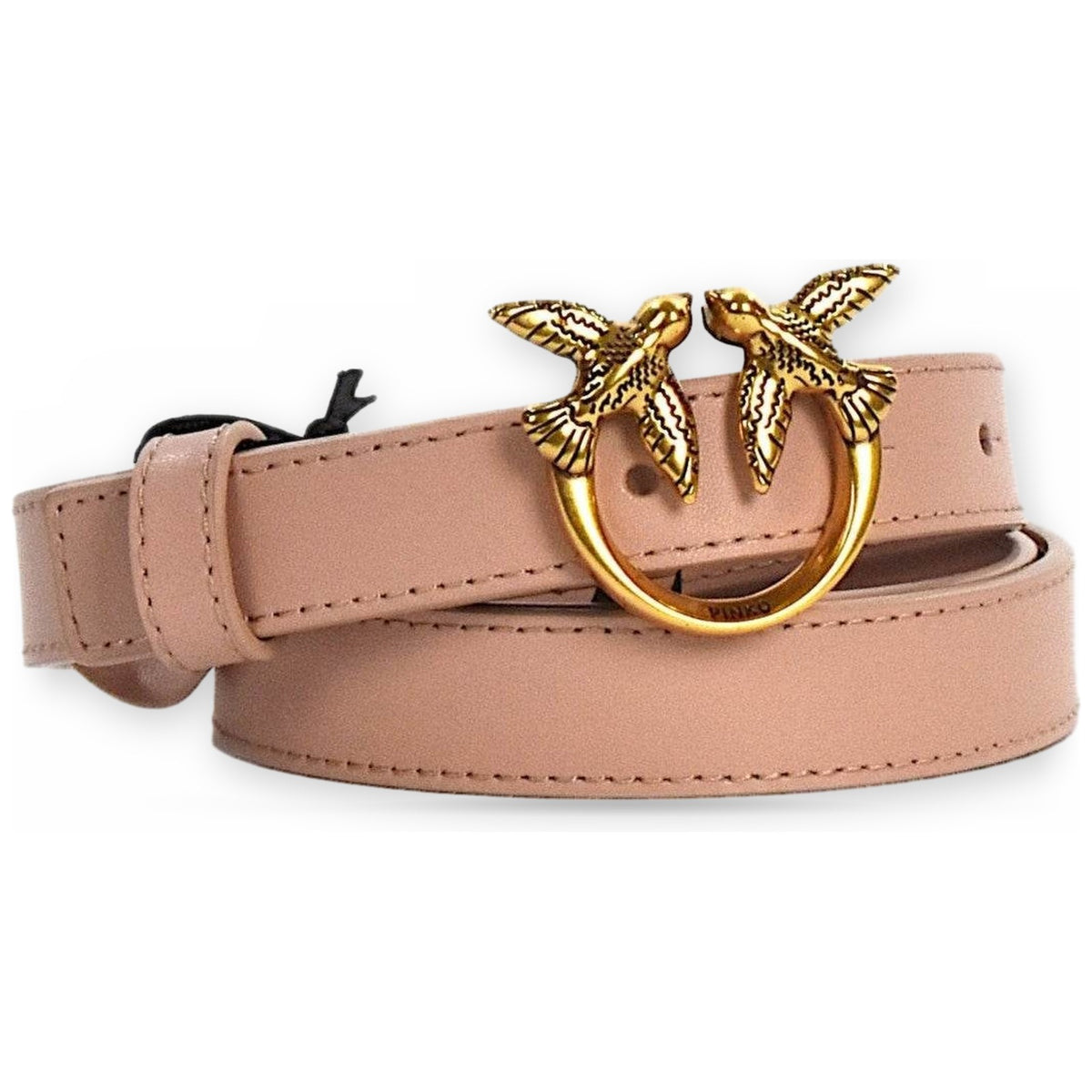 Cinture Donna Pinko - Love Berry H2 Belt Vitello Set - Rosa