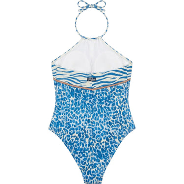 Costumi interi Donna Mc2 Saint Barth - Foulard Bandeau One Piece Swimsuit - Blu