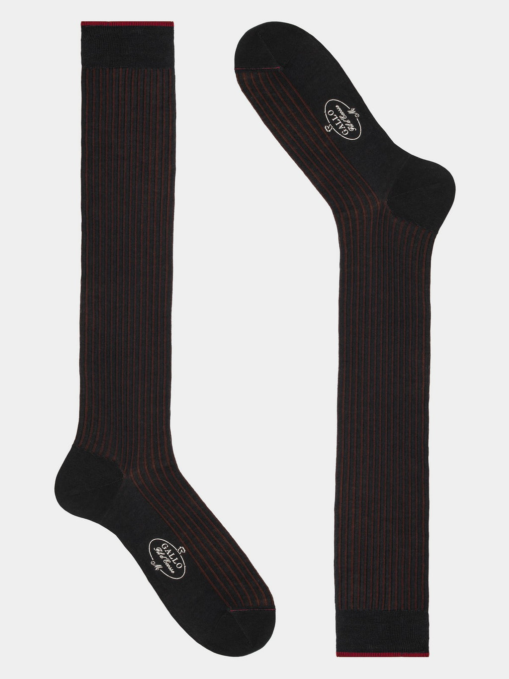 Calze Uomo Gallo - Co Fantasia Twin-Rib - Multicolore-Gianni Foti