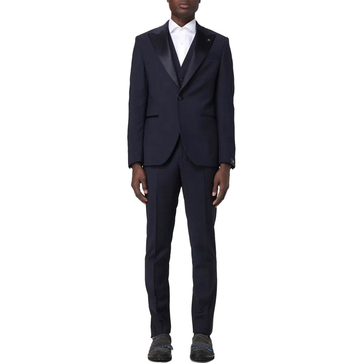 Abiti Uomo Manuel Ritz - Abito Con Gilet - Blu-Gianni Foti