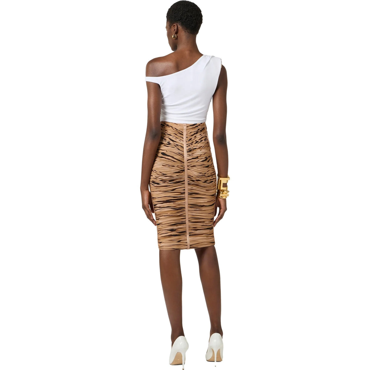 Canotte e top Donna Elisabetta Franchi - Body - Avorio-Gianni Foti
