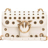 Borse a mano Donna Pinko - Love Bell Mini Vitello Seta + - Bianco di Pinko su Gianni Foti