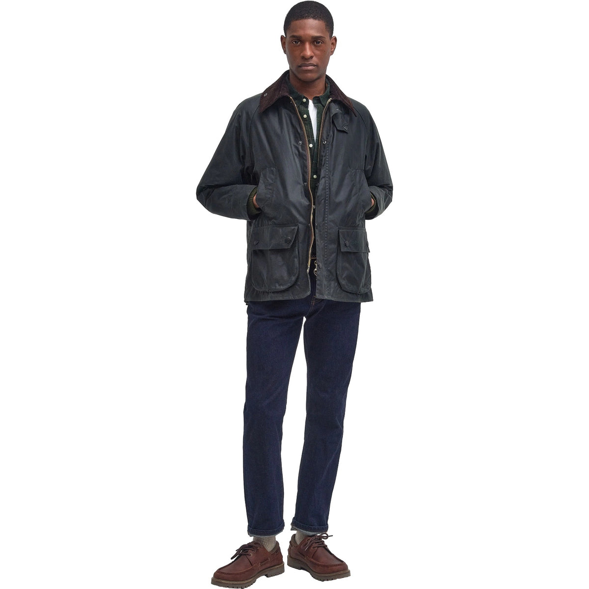 Giubbotti Uomo Barbour - Bedale Wax Jacket - Verde-Gianni Foti