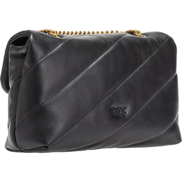 Borse a spalla Donna Pinko - Love Classic Puff Cl Sheep Nap - Nero di Pinko su Gianni Foti