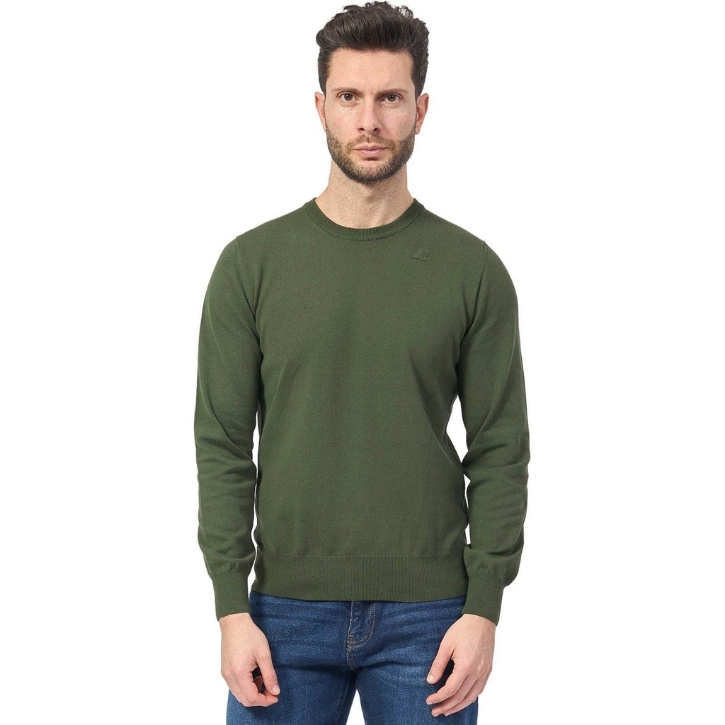 Maglioni Uomo K-Way - Sebastien Cotton Ps - Verde-Gianni Foti