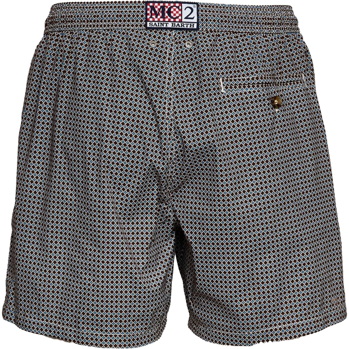 Pantaloncini e calzoncini Uomo Mc2 Saint Barth - Ultralight Stretch Swim Short - Blu