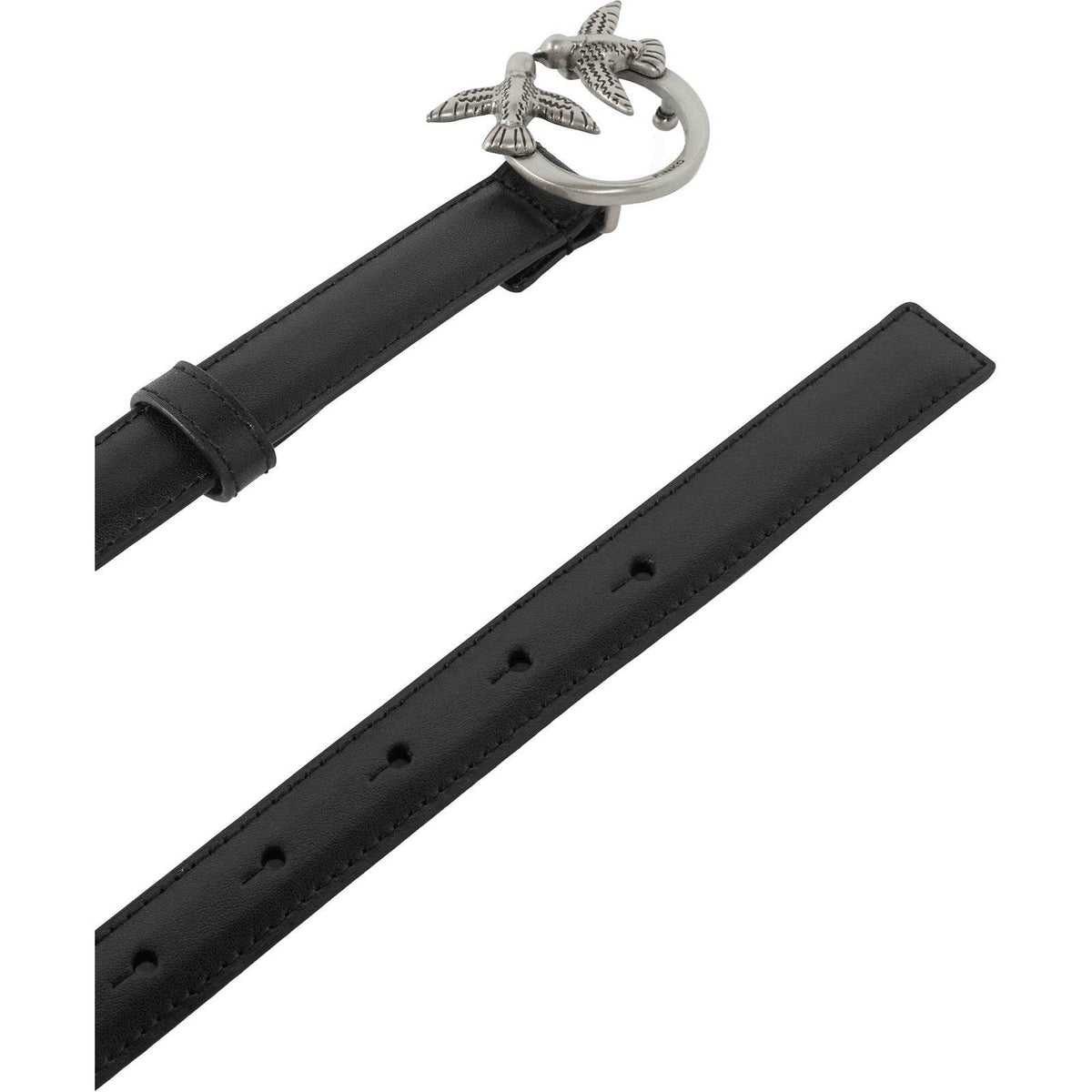 Cinture Donna Pinko - Love Berry H2 Belt Vitello Set - Nero