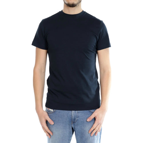 Męska koszulka Colmar – koszulka z krótkim rękawem w miękkiej pikiecie – niebieska