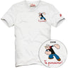 T-shirt Uomo Mc2 Saint Barth - T-Shirt With Embroidery - Bianco