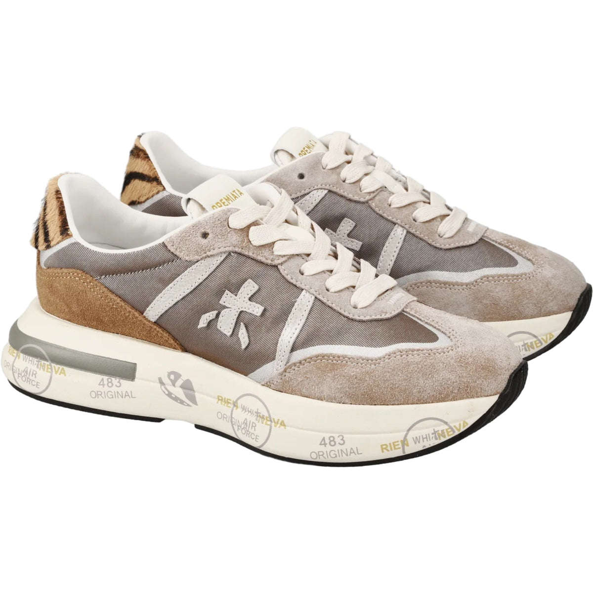 Sneaker Donna Premiata - Cassie - Beige-Gianni Foti