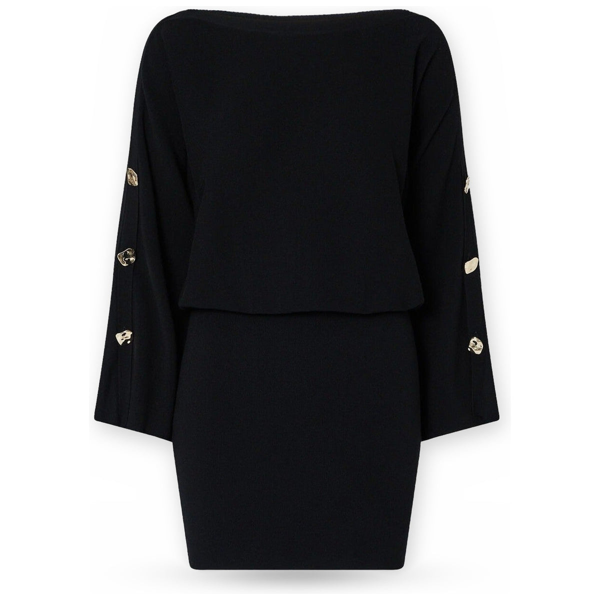 Vestiti casual Donna Liu Jo - Ecs Abito Maglia M/Ampie - Nero