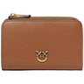 Portafogli Donna Pinko - Mini Wallet Vitello Seta - Marrone