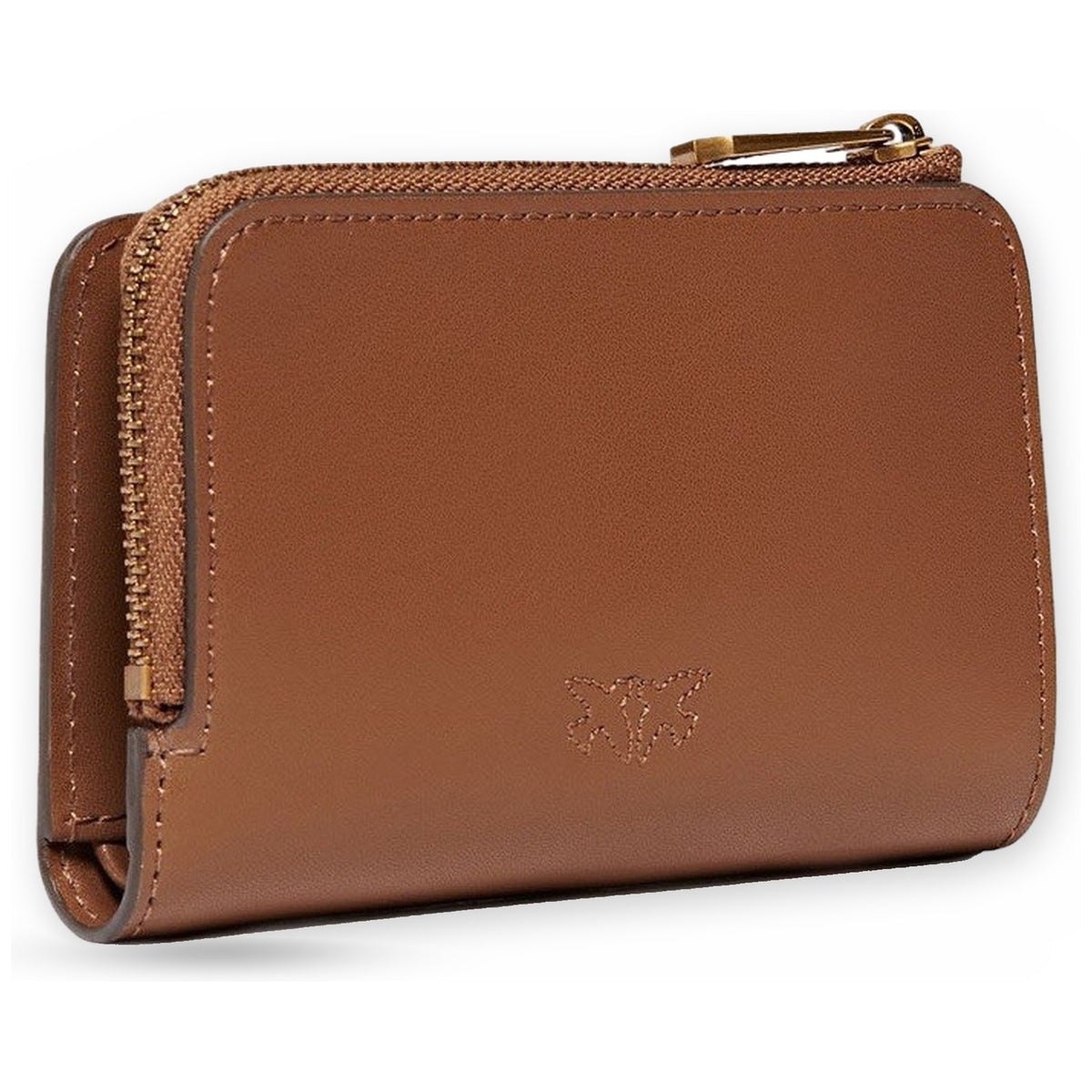 Portafogli Donna Pinko - Mini Wallet Vitello Seta - Marrone