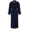 Cappotti Donna Elisabetta Franchi - Cappotto con cintura CP02D66E2 - Blu