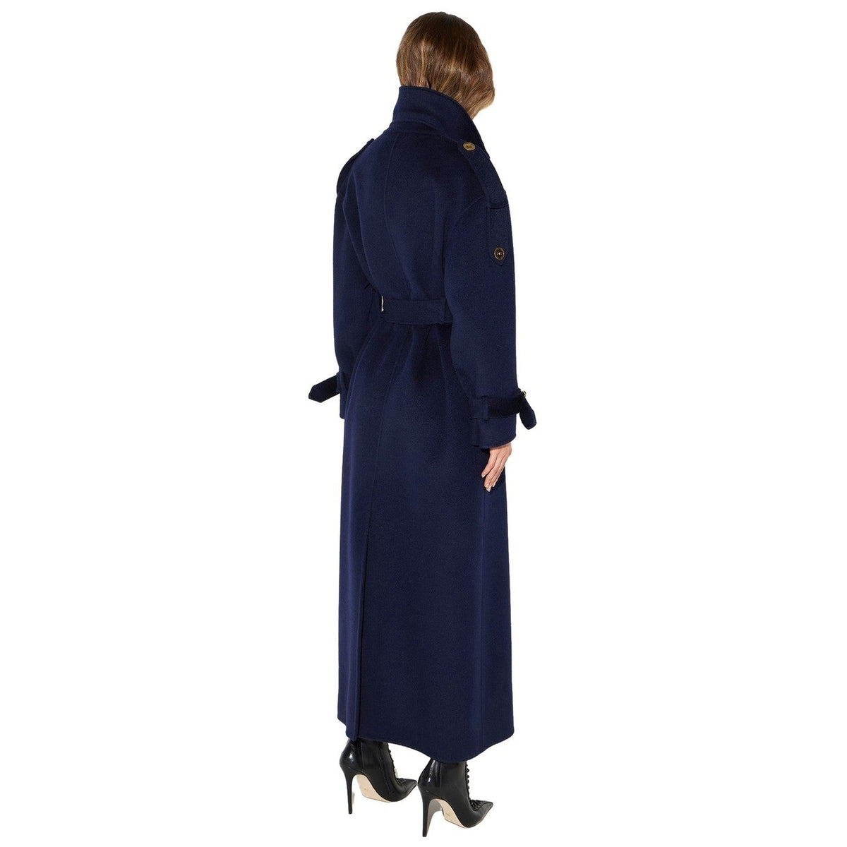 Cappotti Donna Elisabetta Franchi - Cappotto con cintura CP02D66E2 - Blu