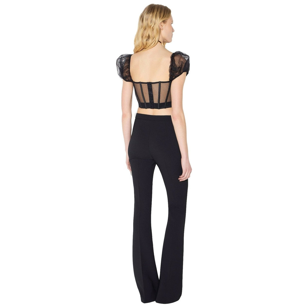 Pantaloni Donna Elisabetta Franchi - Pantalone PA19766E2 - Nero