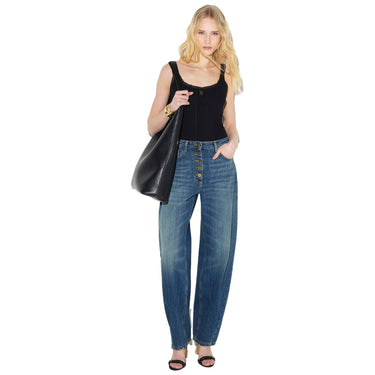 Pantaloni Donna Elisabetta Franchi - Pantalone mod. jeans PJ10D66E2 - Blu