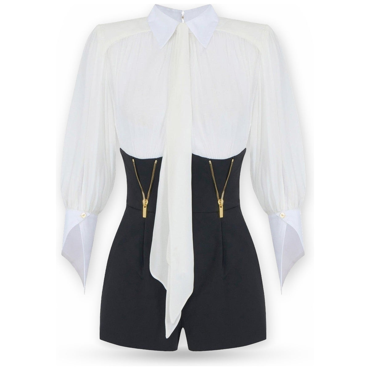 Tute a manica lunga Donna Elisabetta Franchi - Tuta TU06566E2 - Avorio