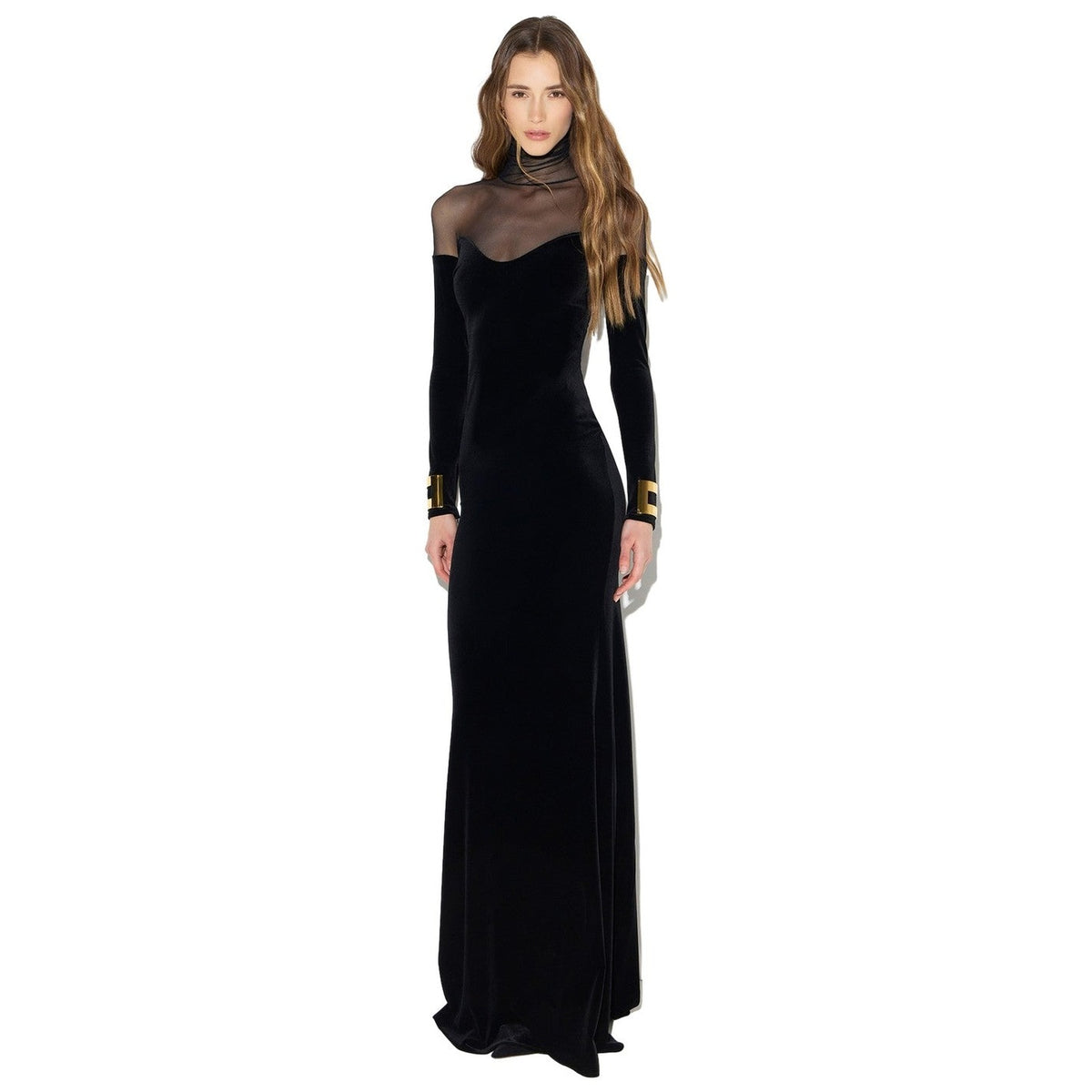 Vestiti da sera e cerimonia Donna Elisabetta Franchi - Abito ABR2967E2 - Nero