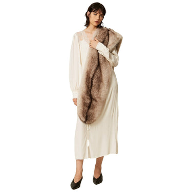 Stole Donna Twinset - Stola Soft Fabric - Marrone