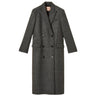 Cappotti Donna Twinset - Cappotto Lungo Doppiopetto - Grigio