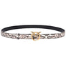 Cinture Donna Pinko - Love Berry H2 Belt.Low Python - Nero