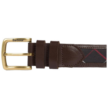 Cinture Uomo Barbour - Girvan Tartan Leather Belt - Multicolore