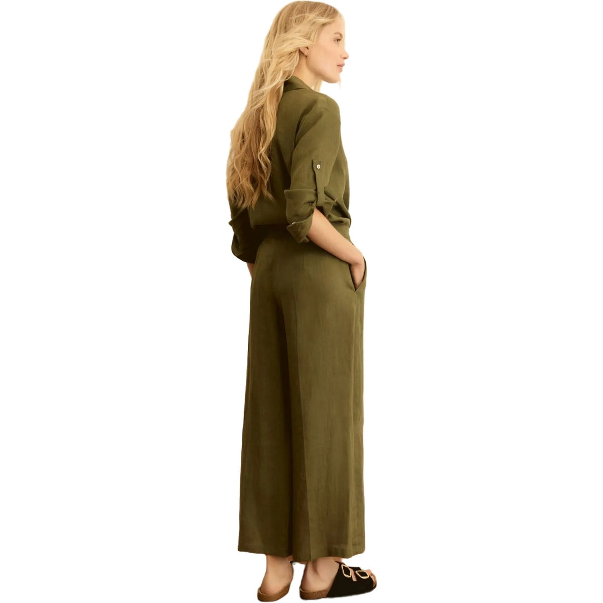 Pantaloni Donna Emme - Pantalone - Verde-Gianni Foti