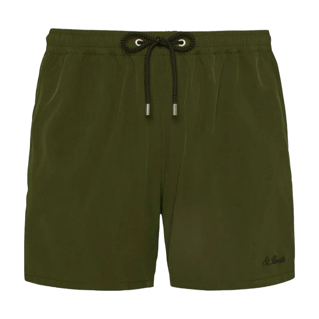 Pantaloncini e calzoncini Uomo Mc2 Saint Barth - Comfort Swimshort Made With Elastic Fabric - Verde