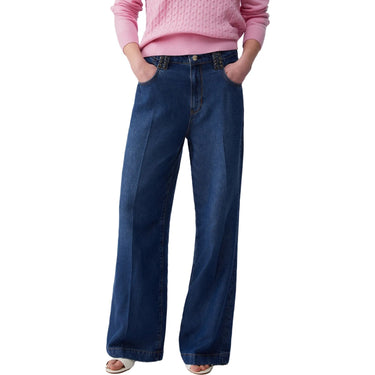 Pantaloni Donna Liu Jo - Pantalone denim - Blu-Gianni Foti