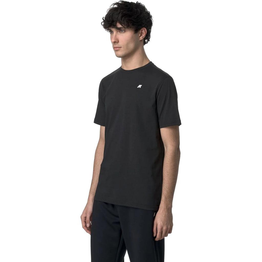 T-shirt Uomo K-Way - Odom Jersey - Nero-Gianni Foti