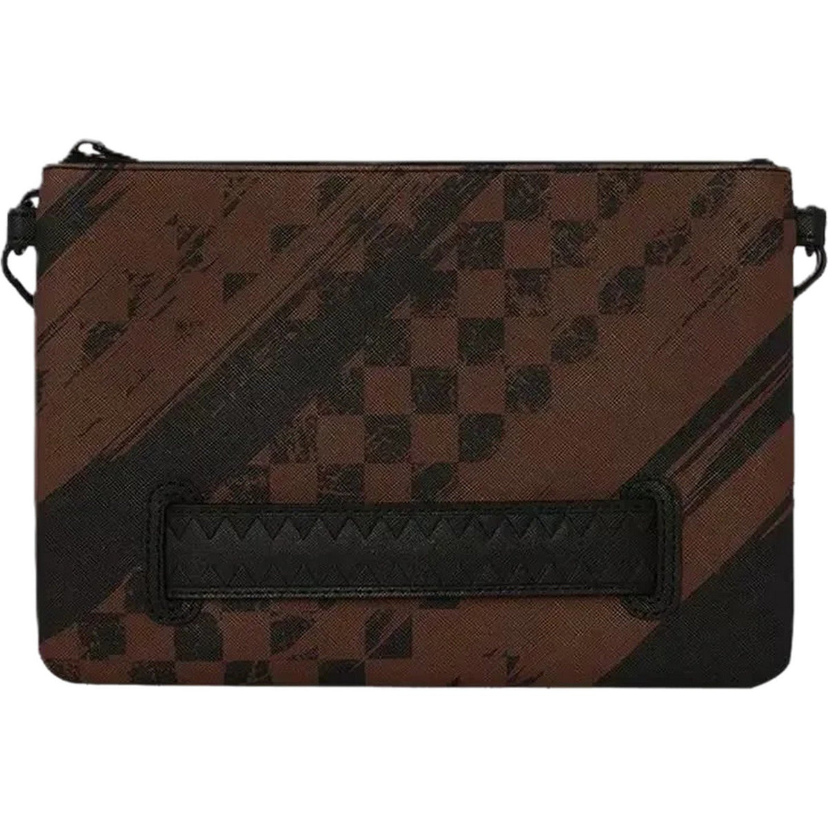 Tote da viaggio Unisex Sprayground - Smeared Grunge Crossbody Pouchette - Marrone