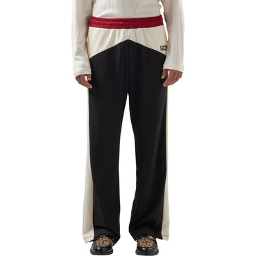 Pantaloni Uomo Gcds - Color Block Straight Track Pant - Nero