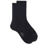 Calze Uomo Gallo - Calza corta in cotone - Nero-Gianni Foti