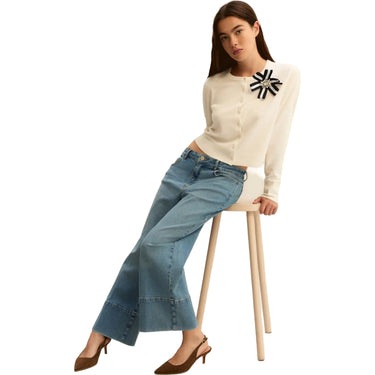 Pantaloni Donna Emme - Pantalone in denim - Blu-Gianni Foti
