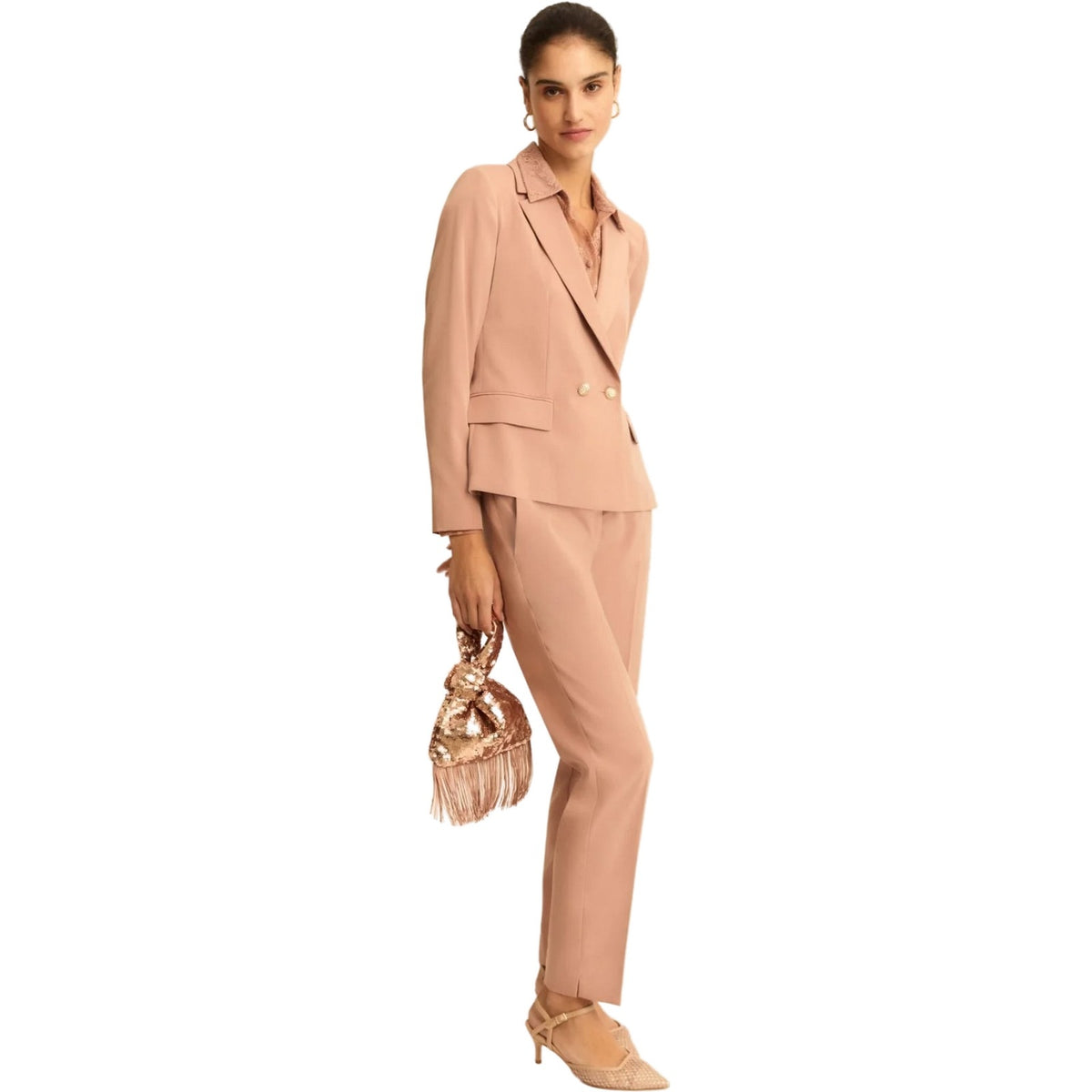 Tailleur pantalone Donna Emme - Tailleur - Lavanda-Gianni Foti