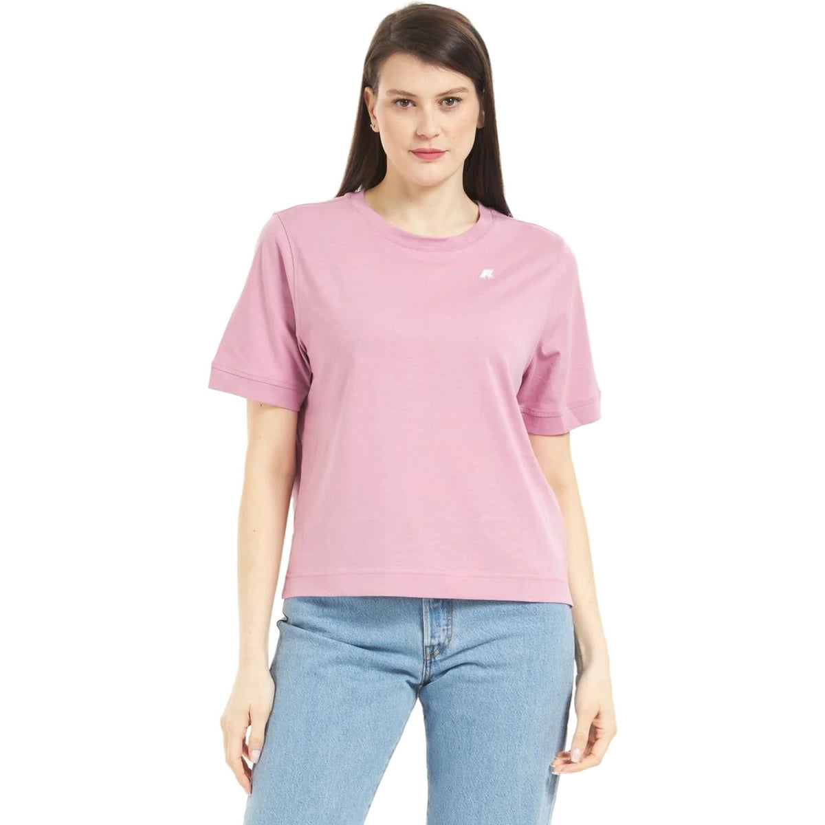 T-shirt Donna K-Way - Selune Jersey - Rosa-Gianni Foti