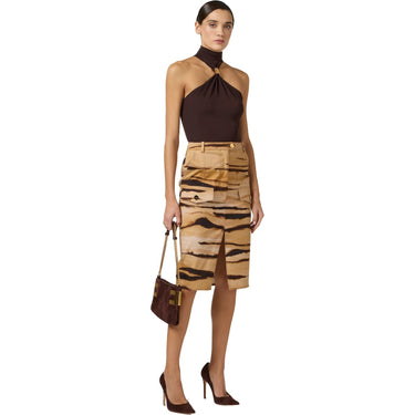Gonne casual Donna Elisabetta Franchi - Gonna - Cammello