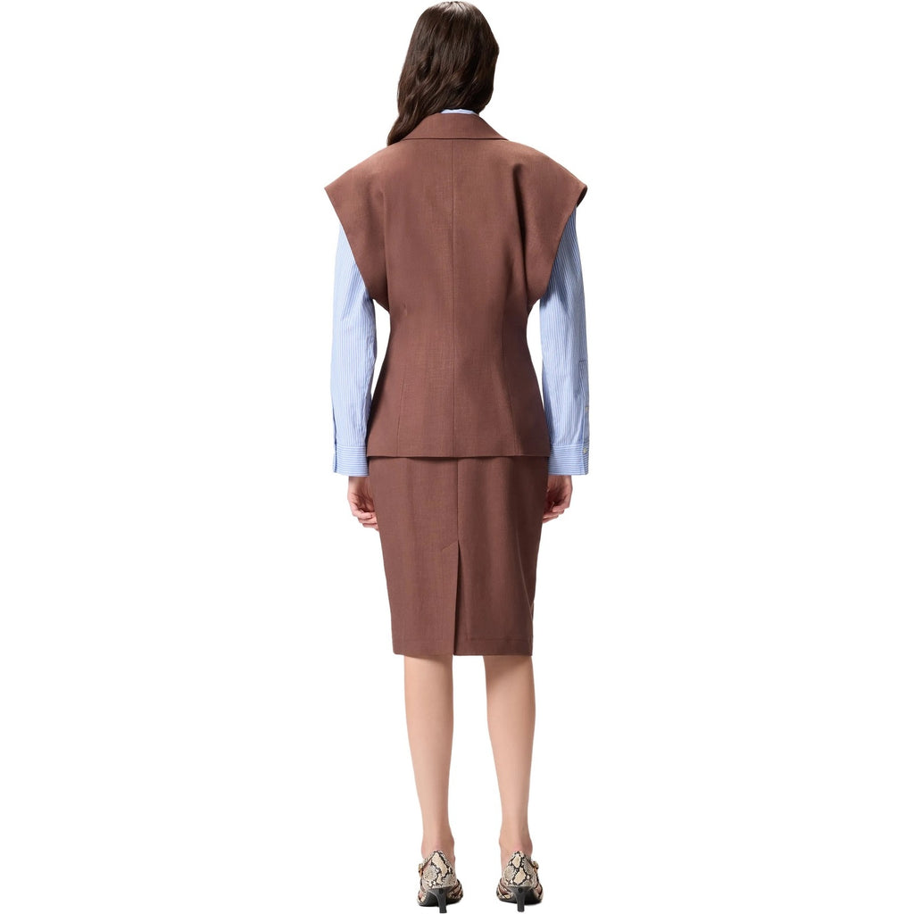 Giacche Donna Pinko - Floella Giacca Frisottino - Marrone
