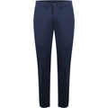 Pantaloni Uomo Re-Hash - Mucha Chinos Uomo Con Risvolto - Blu
