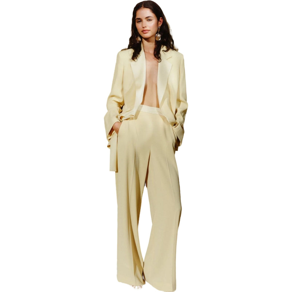 Pantaloni Donna Emme - Pantalone lungo - Giallo-Gianni Foti