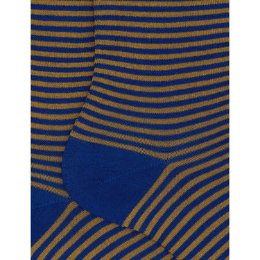 Calzini Uomo Gallo - Uomo Corto Co/Ea Leggero Ri - Blu-Gianni Foti