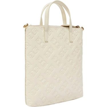 Borse a mano Donna Pinko - Mini Shopper Vitello Seta Logo - Bianco di Pinko su Gianni Foti