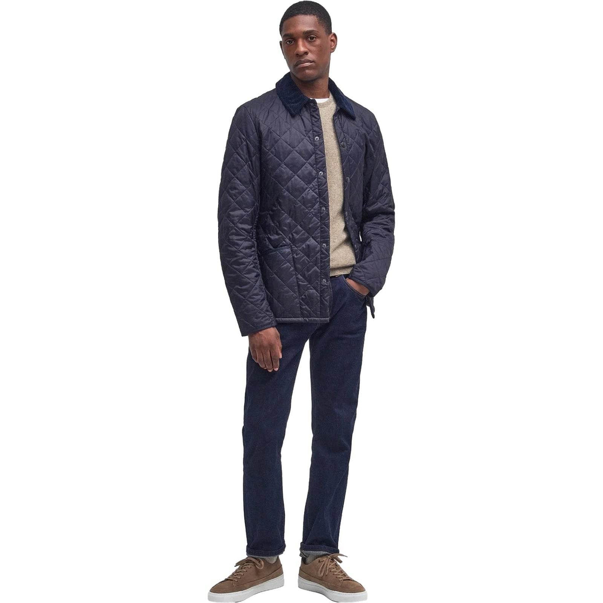 Giubbotti Uomo Barbour - Heritage Liddesdale Quilt - Blu