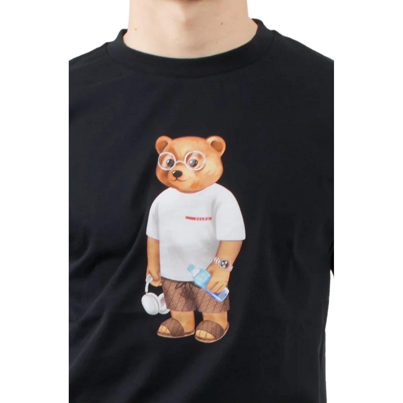 T-shirt Uomo Baron Filou - Filou 121 Organic T Shirt - Nero